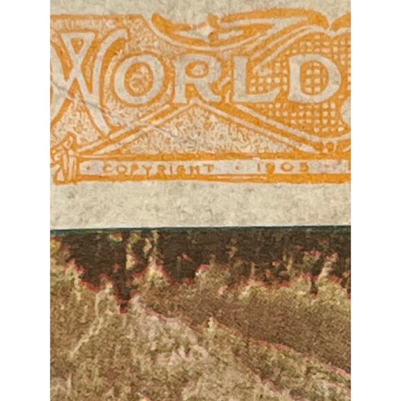 Atq Stereoscope Photo Card Colored Lithograph World Series No 112 Yosemite Cal - Picture 6 of 12